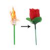 Present Flame Appearing Flower Magic Trick Rose Change Roses Magic Torch to Rose Magic Fire Rose