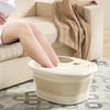 Portable Foldable Foot Bath Tub - Thick Plastic Space-Saving Design, Needed for Home,Bedroom Use - Bathroom Accessories