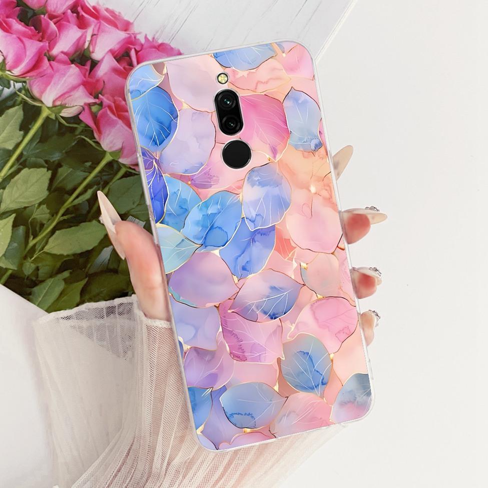 Transparent Cover For Redmi 8 Case Cute Fashion Funny Painted Casing For Xiaomi Redmi 8 M1908C3IC MZB8255IN M1908C3IG M1908C3IH