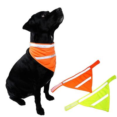 Chihuahua Teddy Śliniaki dla zwierząt odblaskowy ręcznik na ślinę dla psa fluorescencyjna chusta bandana dla psów zapinana na rzep świecąca obroża dla psa