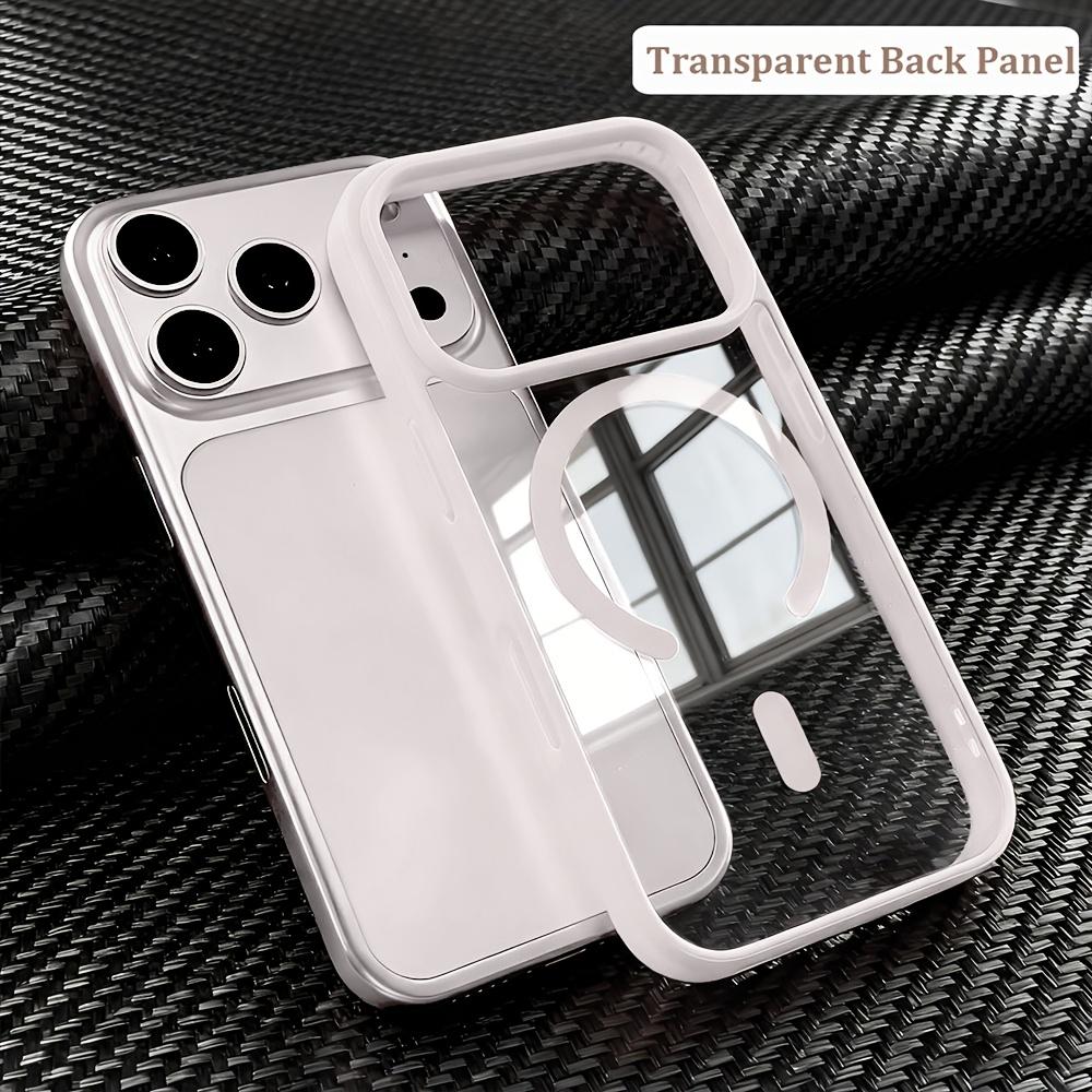 

Fashion for Magsafe Wireless Charge Phone Case for IPhone 17 Air 16 15 14 Plus 13 12 11 Pro Max Transparent Acrylic Back Cover iPhone 11 Pro