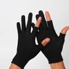 Tea Picking Gloves Show Two Fingers Men Nylon Gloves  Gloves Anti-skid Mittens