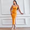 Sexy Strapless Beach Dress Women Casual Fashion Elegant Bodycon Summer Long Dress Party Club Y2k Sleeveless Woman Clothing 25093