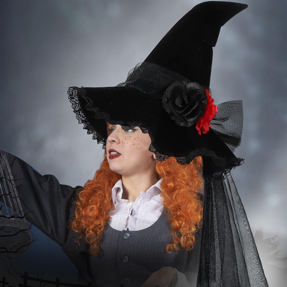 Новая шляпа ведьмы в стиле барокко на Хэллоуин — фото 9