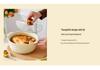 Ceramic Double-Handled Large Soup Bowl with Lid - High-End Design, Ideal for Home Use, Sauerkraut Fish, and Commercial Soups.