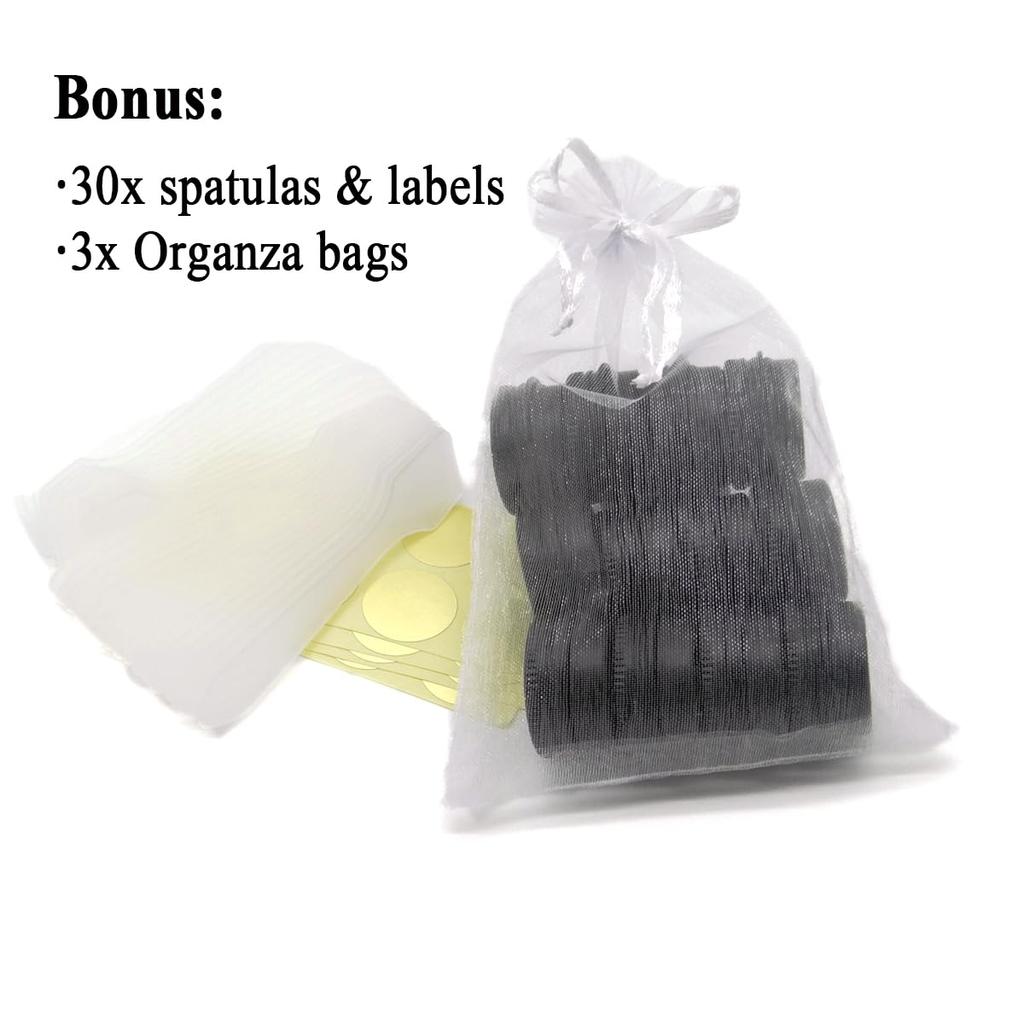 Wopanxye 30 Pack 5ml Black Aluminum Can Cream Case Cream Container Cosmetic Divided Container Ointment Container Cream Lotion Nail Tea Refillable