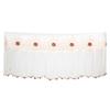 Interior Wall Hanging Air Conditioner Lace Dust Proof Protective Cover Home Supplies(Wine Red