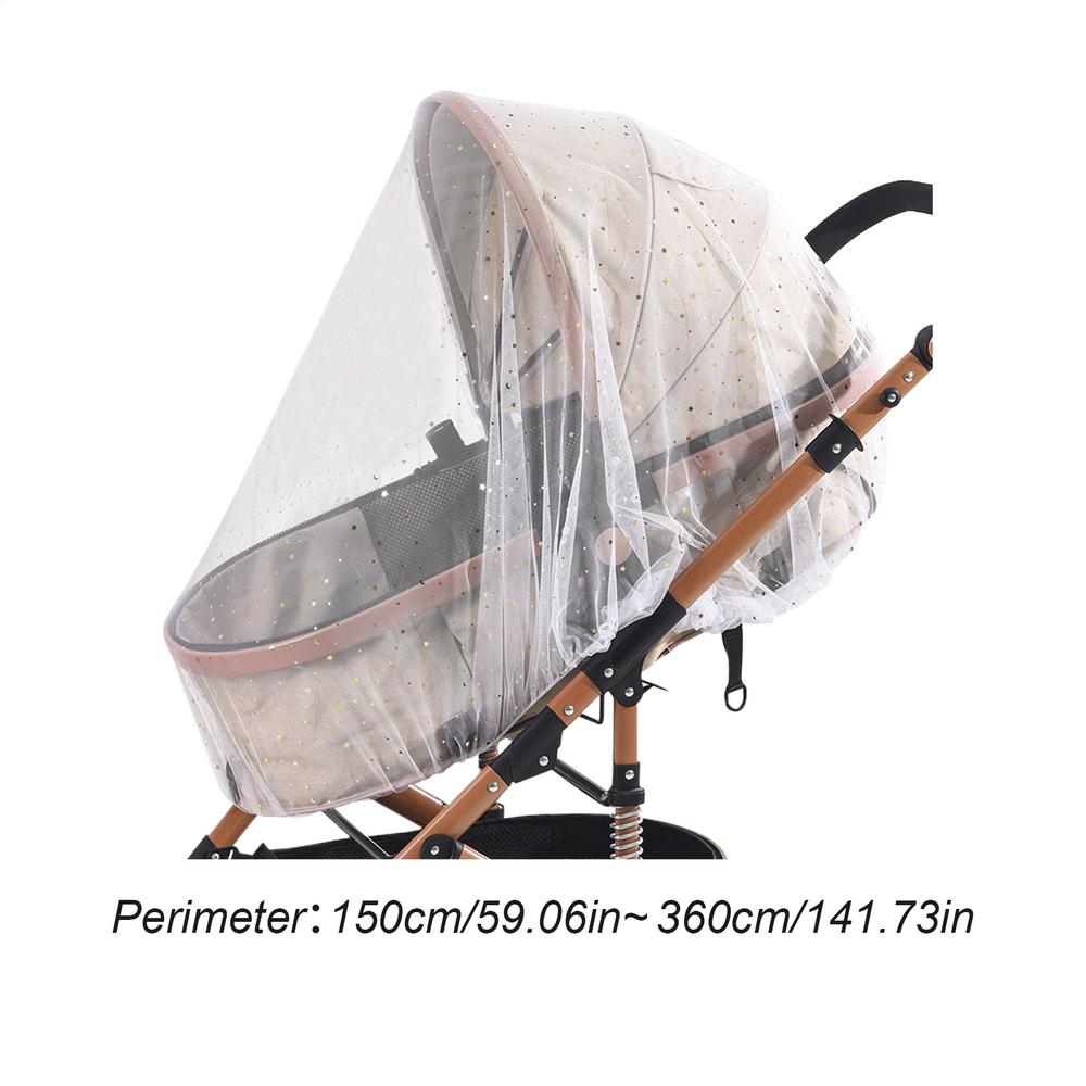 Net For Crib Bassinet Net 2X Breathable Lightweight Portable Sun Protection For Camping Strolling Nursery Crib Car Travel