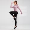 Women's Long-Sleeve Quick-Dry Sports Tights & Stand Collar Sweater for Autumn/Winter Fitness & Yoga