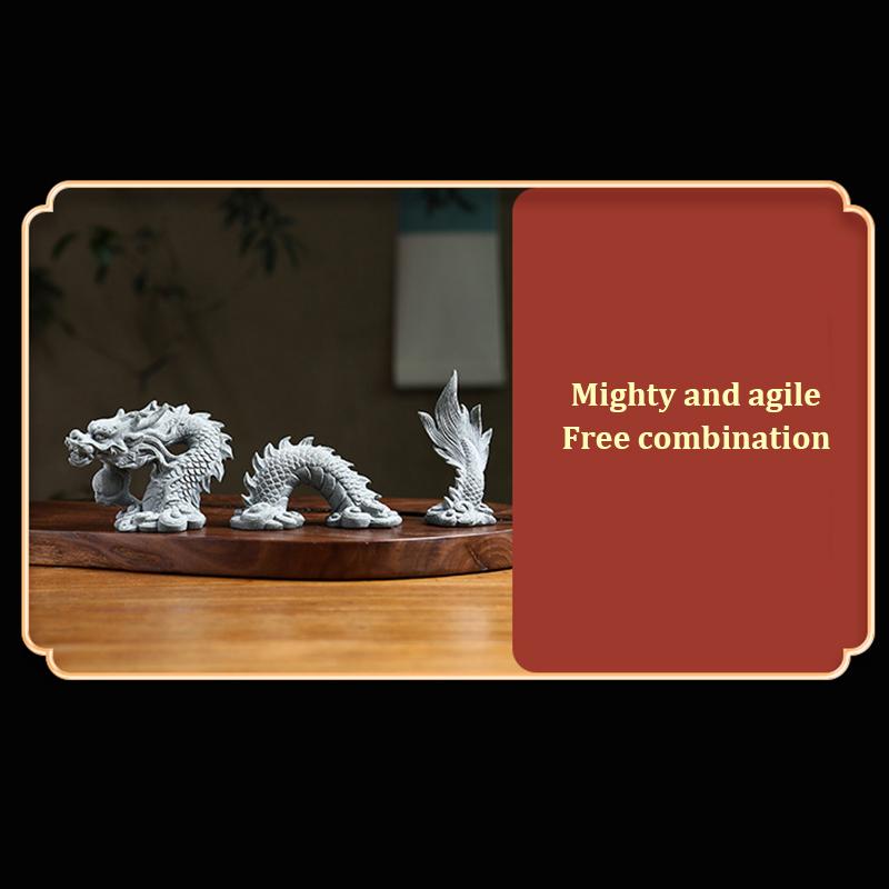 

1 комплект в китайском стиле, каменный дракон, аквариум, микроландшафтное украшение, украшения для аквариума, аксессуары для аквариума, украшение для домашнего стола 1Set