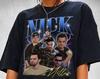 Maglietta NICK MILLER, Maglietta Vintage Omaggio a Nick Miller, Magliette Retro per Fan di Nick Miller, Maglione Retro Anni '90 Nick Miller, Merch Nick Miller Regalo L06