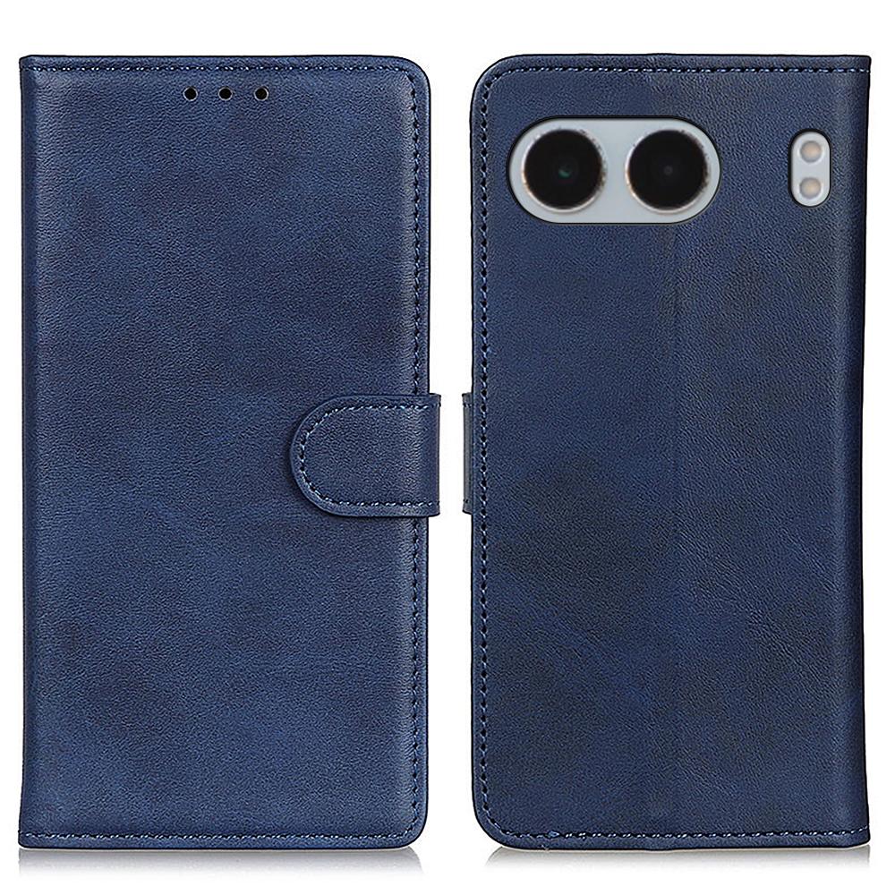 For OnePlus Nord 4 Stand Wallet Case Cowhide Texture Leather Phone Cover