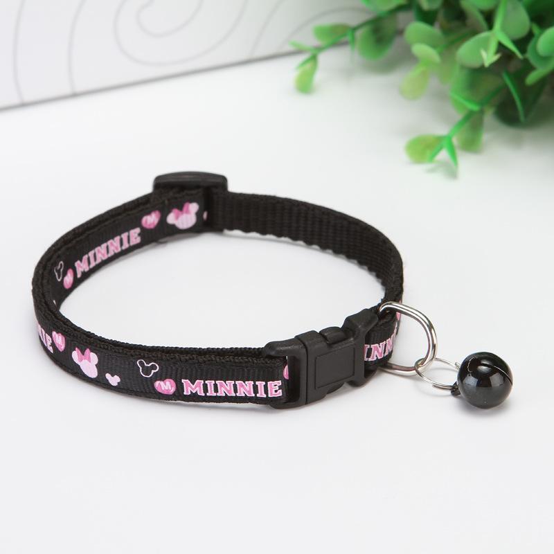 Pet Cartoon Collar with Bell for Cats and Dogs