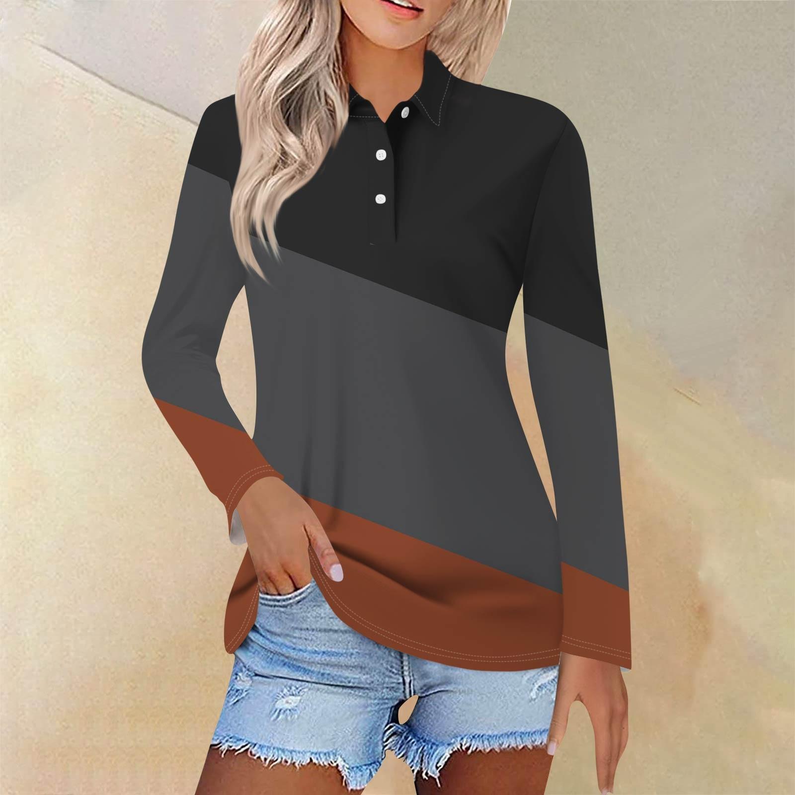 

Женская модная повседневная рубашка с короткими рукавами и принтом с лацканами, женские топы на пуговицах S коричневый