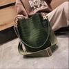 Borsa da donna in pelle modello coccodrillo Borsa a tracolla Messenger CODICE
