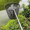 Thickened Landing Net Set with Stainless Steel Telescopic Pole and Foldable Mesh Bag