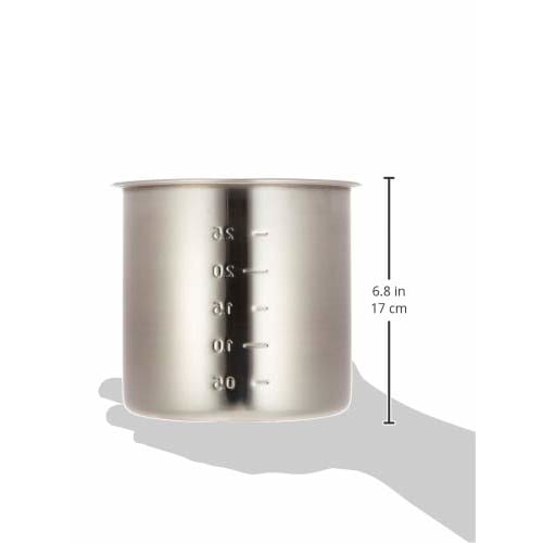EBM 18-8 Kitchen Pot/Stock Pot, 16cm, Handleless
