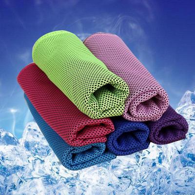 Cross-Border Quick-Dry Cooling Towel: Two-Color Ice Cold Sports Towel for Outdoor Activities