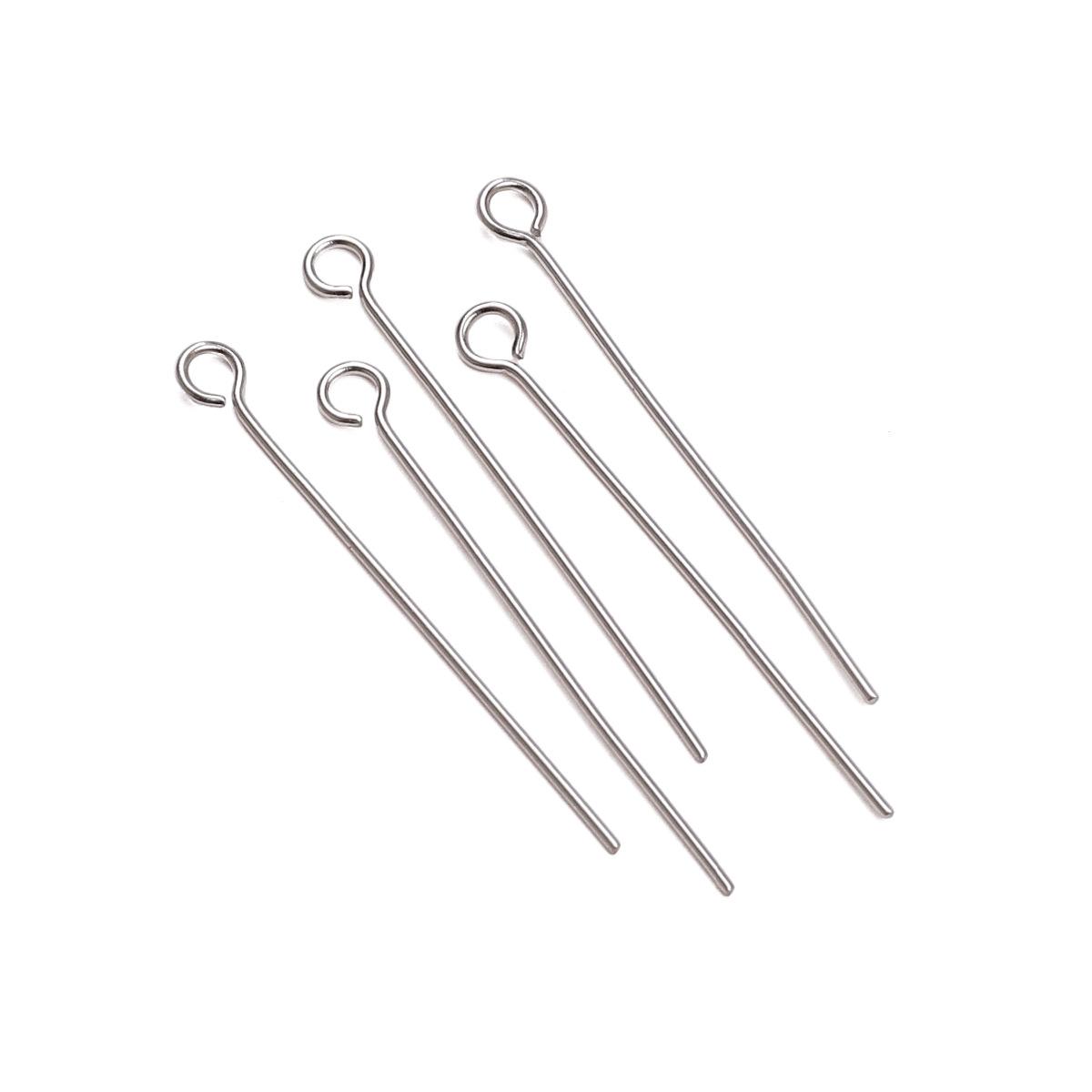 

200 нержавіючих Т-подібних шпильок із великими головками, що не іржавіють, для бісероплетіння та DIY-прикрас.