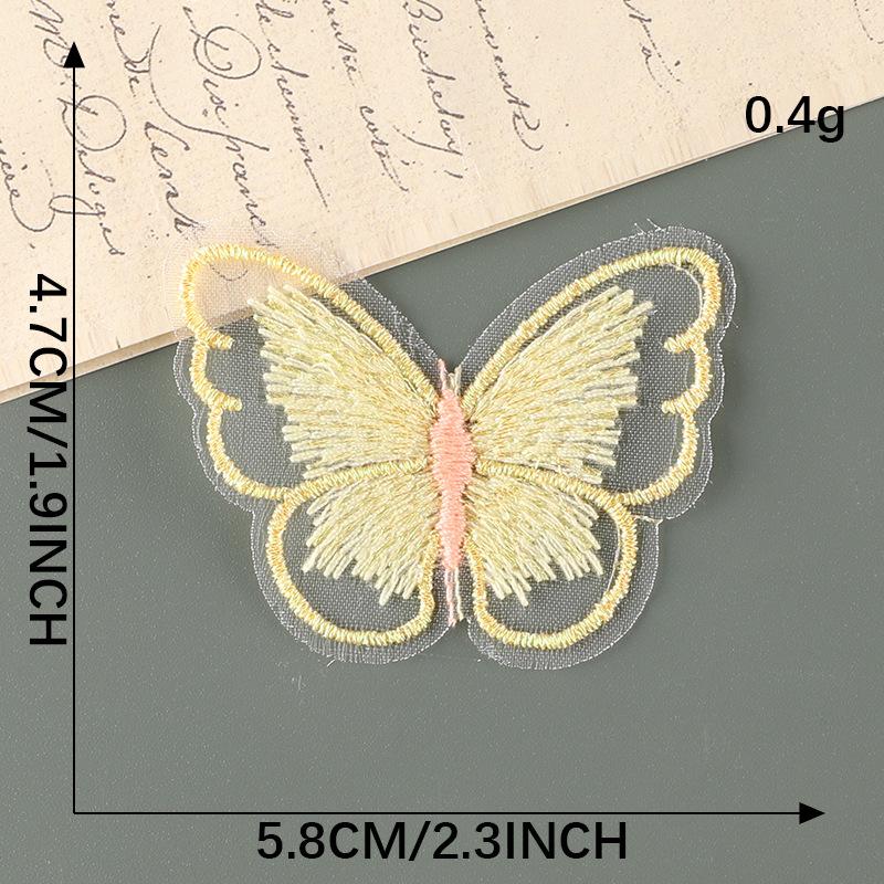 

Computer Embroidery Label Animal Butterfly Cloth Label Lace Embroidery Sticker Diy Hand Account Accessories Accessories Patch Cloth Sticker G3R-A-2-1