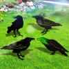 1pc Black Crow Silhouette – Cute Metal Bird Garden Statues, Decorative Yard Stakes for Lawn, Garden, and Outdoor Decorations