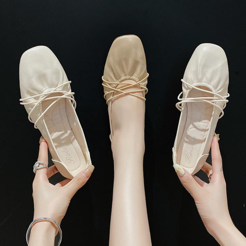 Fashion Moccasins Ladies Summer Footwear Shoes for Women 2024 Office Low Heel Elegant Fashion Shoe Comfortable Spring On Offer Stylish E