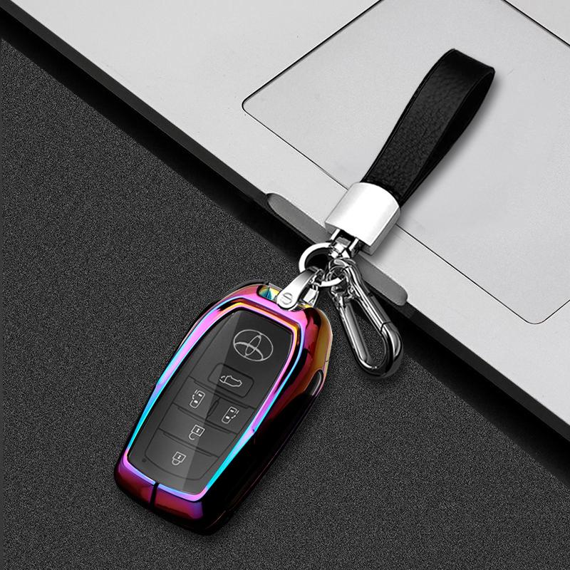 Toyota Sienna 5-Button Key Fob Metal Protective Case for Men
