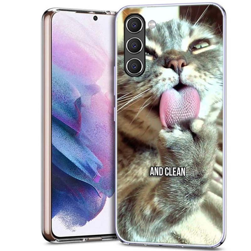 Pet Cat Funny Memes Phone Case for Samsung A54 A14 A24 A34 A17 A37 A57 A55 A35 A25 A15 A13 A23 A33 A53 A07 A05S A04S A03 A73 Gal