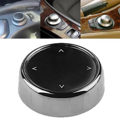 Krystall IDrive Multimedieknapp Deksel Sentralkontrollknapper Bryterknapp For BMW E60 E61 E70 E71 E72 E66 5-serie X5 X6