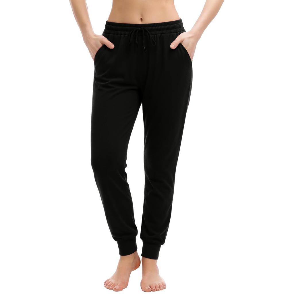 Women’s Drawstring Jogger Pants Loose Fit Casual Athletic Sweatpants with Elastic Waistband and Cuffed Ankles for Everyday Wear