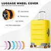 4/8Pcs Silicone Luggage Wheels Protector Cover Reduce Noise Anti-slip Suitcases Wheel Protection Rings Shock Absorption