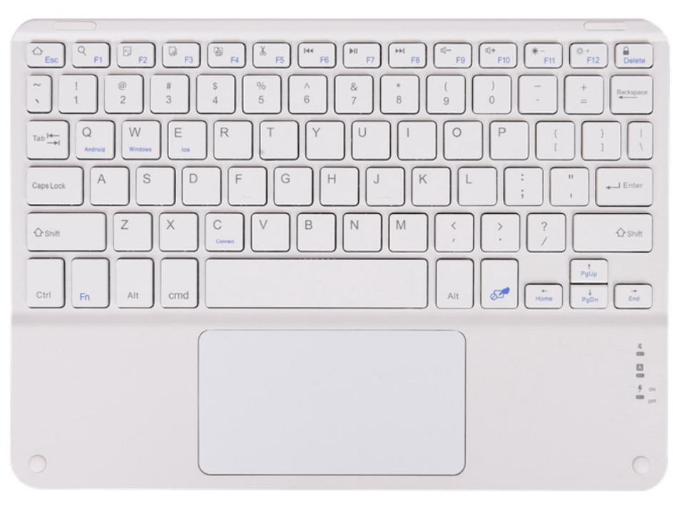 Universal 10-Inch Bluetooth Keyboard & Mouse Set for iPad, iPhone, Android & Tablets