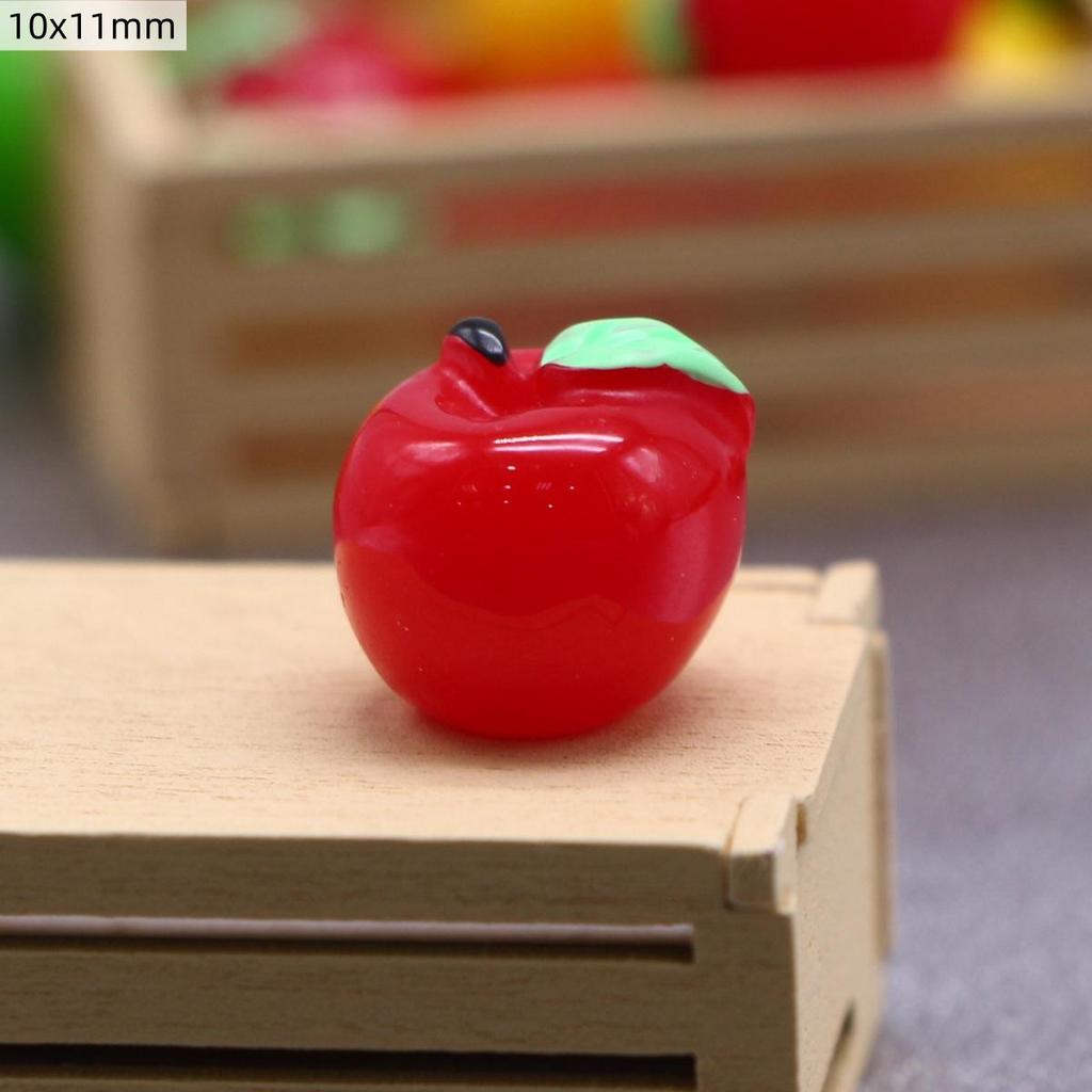 10-Piece Set: Mini 3D Fruit Dollhouse Dining Table Play Food Props
