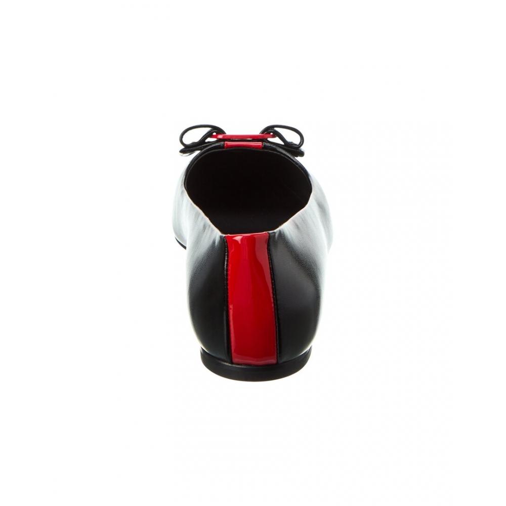 Salvatore Ferragamo Ferragamo Siwar Bow Leather Ballet Flat Multi