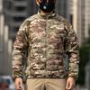 Windproof and Warm Cotton Clothing for Men, Thick Business Casual Jacket, Multi Pocket Assault Jacket, Winter Outdoor