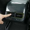 Fit For Tesla Model 3 2018  Carbon Fiber Black Armrest Rear Air Vent Cover