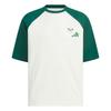 Graphic Raglan T-Shirt Comfortable Sports Casual Loose Short Sleeve Round Neck T-Shirt Men Tops Han-Jade-White Forest-Green KC3370