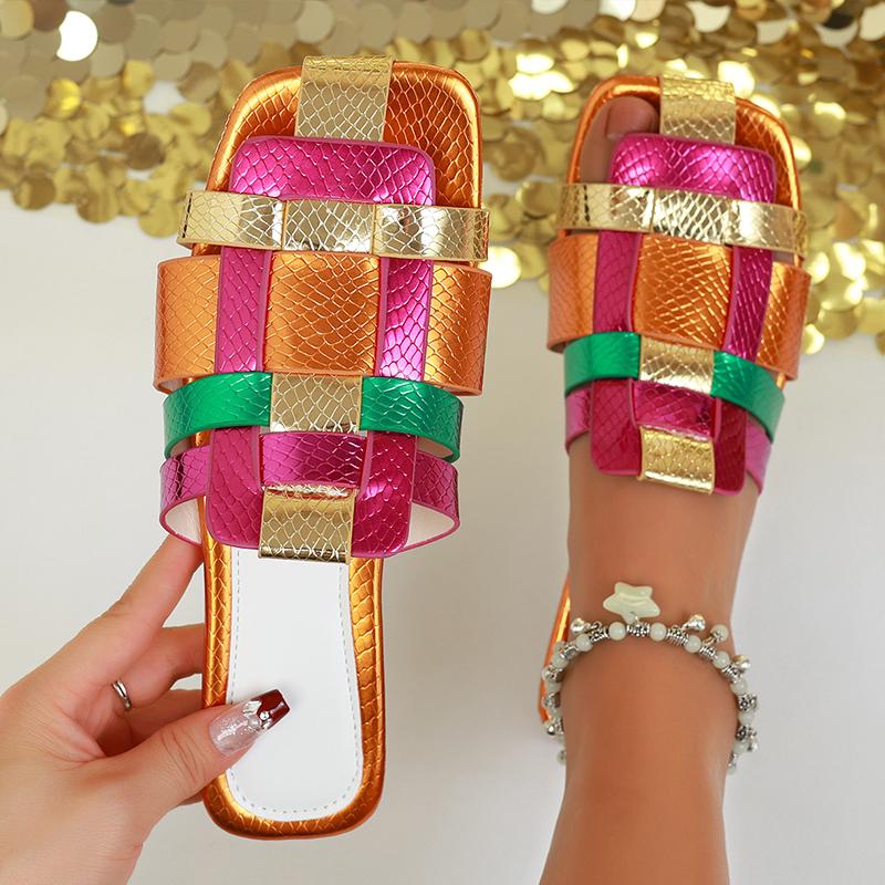 Mode Ballerinas Damen Hausschuhe Mode Slingback Mules Schuhe Eckige Zehensandalen Herbst Frau 2024 Trend Neu Lässige Pantoletten Mujer Zapatos