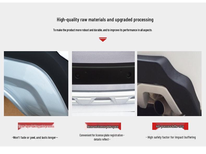 Upgraded Front & Rear Bumpers for Great Wall Haval H6 & M6