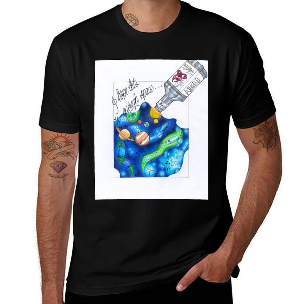 Hope This Is Enough Space Tshirt Nonshrink Basic Cotton Tshirt