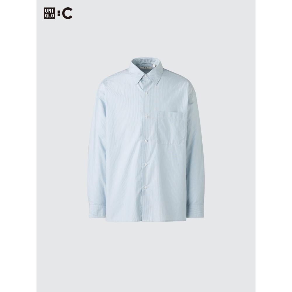 Uniqlo Japan Broad Oversized Shirt Stripe