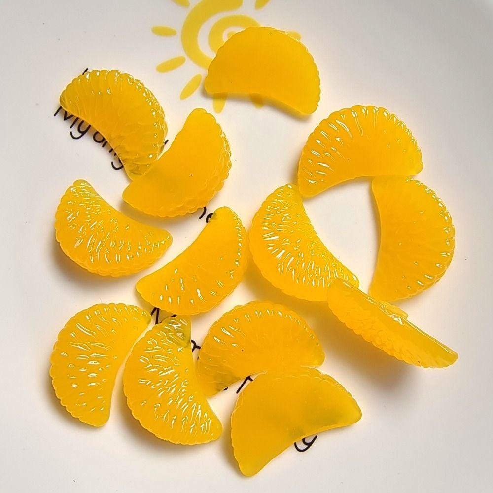 Decoration Lifelike Decorative Mini Fake Orange Slices Home Decor Artificial Fruit Simulation