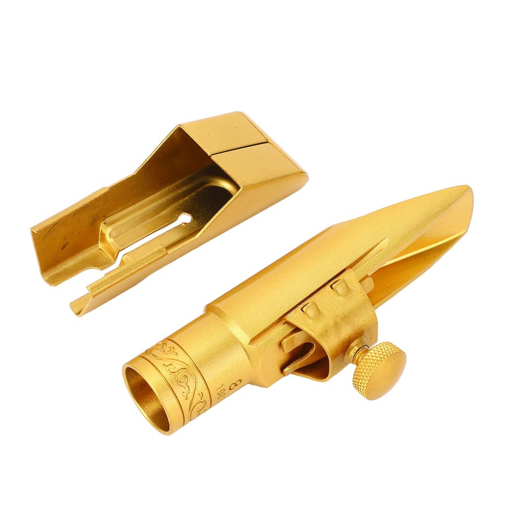 Altsaxophonmundstück 8C Messing vergoldet Es-Altsaxophonmundstück zum Ersatz