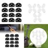 12Pcs Guitar String Fasteners, 3 Hole Bridge Beads for Ukulele, Classical Guitar, Acoustic Guitar