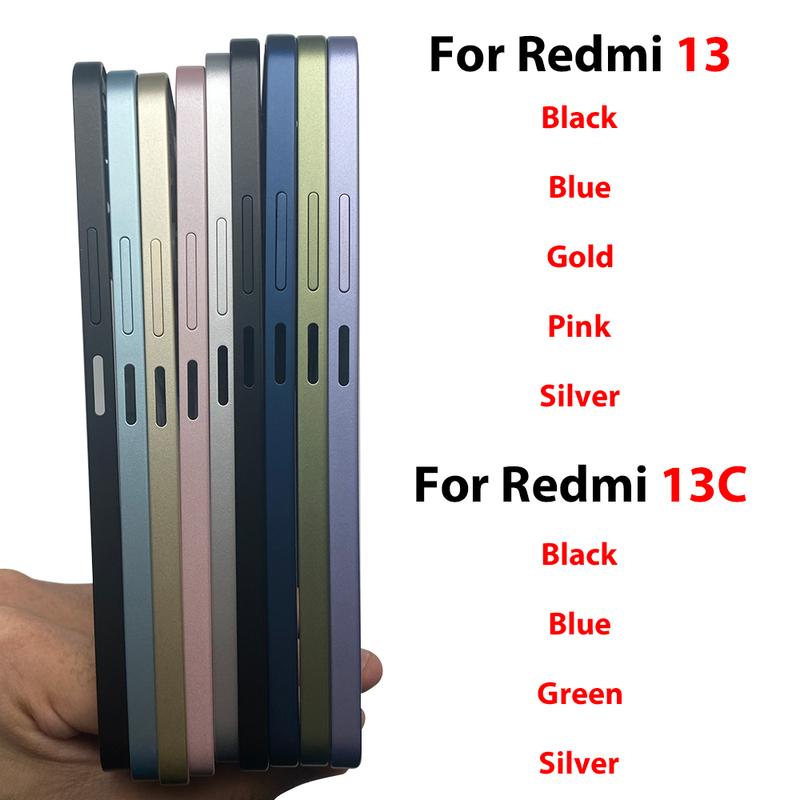 Nuovo Supporto Telaio Centrale Posteriore Alloggiamento Riparazione e Sostituzione per Redmi 13 13C 14C 5A Telaio Centrale Posteriore