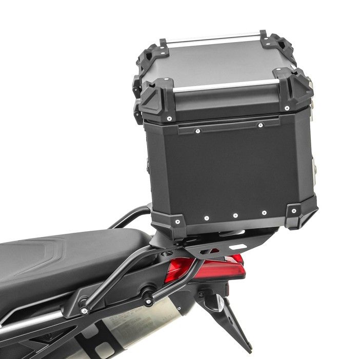 Set Top Case + Support - Aprilia Tuareg 660 22-25 - Aluminium robuste - 45 litres - Fixation rapide