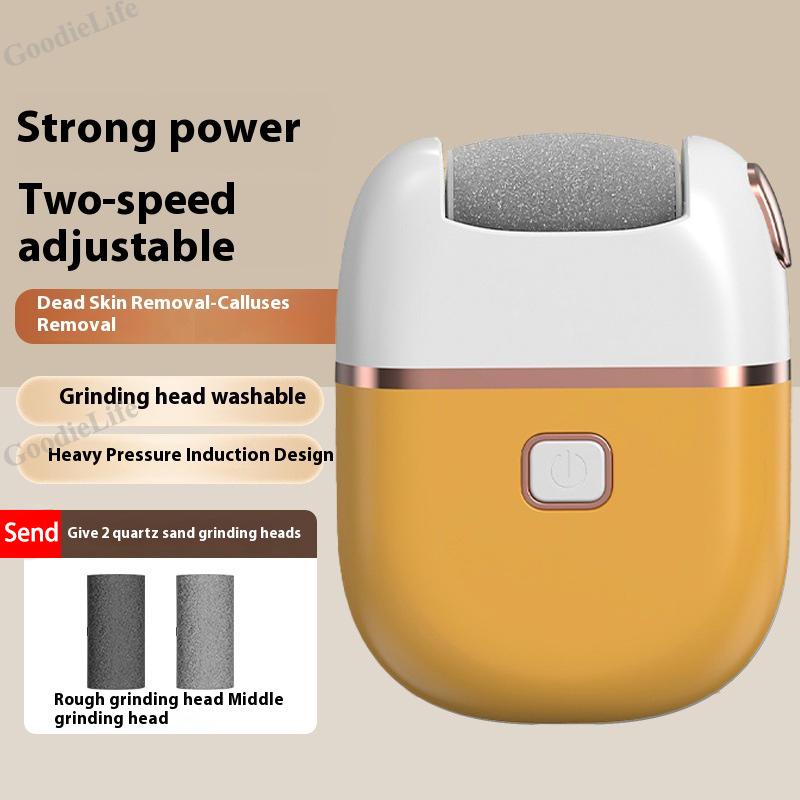 

1 шт. Инструмент для ухода за ногами Перезаряжаемый Электрический Каллус для Стоп, Удаление Мертвой Кожи и Пилинг Каллуса 8.5*7 жёлтый