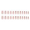 24 Pcs Explosive Love Diamonds Stacked Diamonds French Sweet Girl Fashion Atmosphere Wearing Nail Removable Nail Art Diamond 24 Pieces