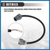 Transmission Adapter Harness Connector, Transmission Wire Adapter Harness, for 1998-2006 LS Series 4L60E to 4L80E Transmissions, Plastic, Black, 2pcs