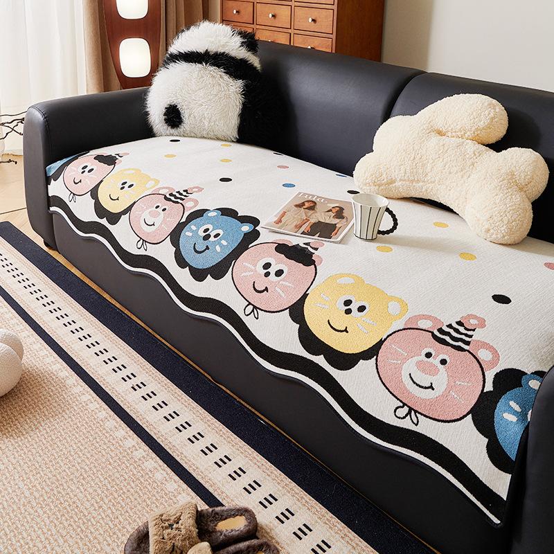 Dopamin Sonderform Einteiliges Geradliniges Sofakissen Sofabezug Neu Vier-Jahreszeiten Universal Sofasitzkissen